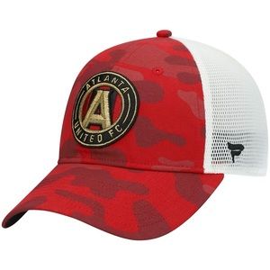 Men's Fanatics Branded Maroon Atlanta United FC Spring Camo Snapback Hat
